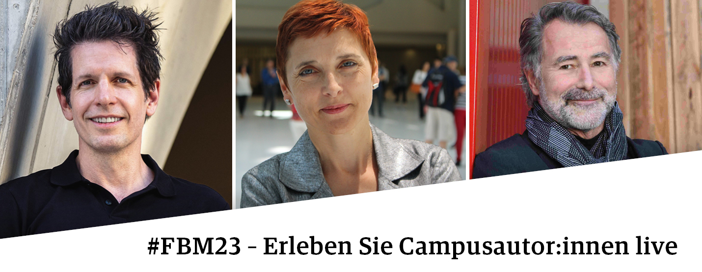 Campus Veranstaltungen und Autor:innen zur FBM23