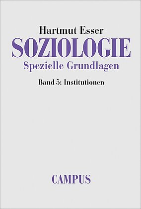 Soziologie. Spezielle Grundlagen