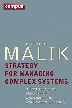 Strategy for Managing Complex Systems