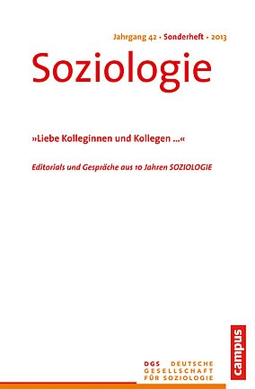 Soziologie Jg. 42 (2013) Sonderheft